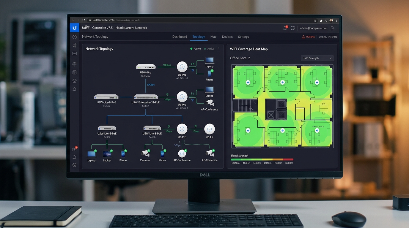 Preview 3 - WiFi Heatmap & Topology